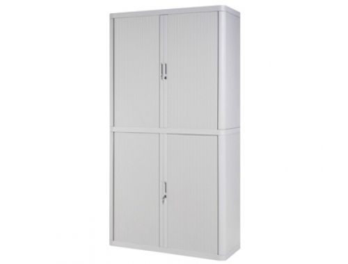 Armario fast paperflow estrutura de aco e poliestireno com 4 portas de correr e fecho em cor , Paperflow , 49940 , 3660141921045
